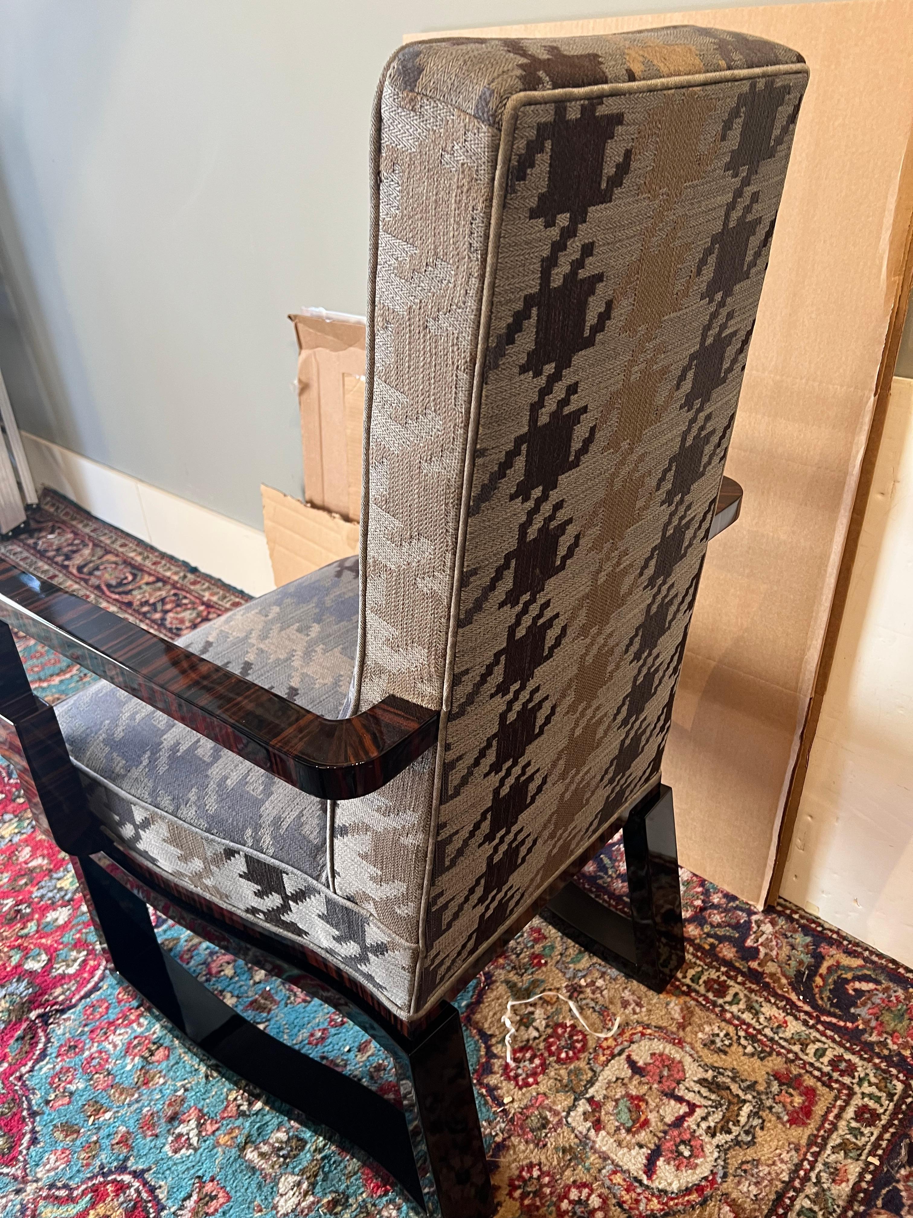 Ébène Chaise hongroise Art déco réalisée par Farkas Molnar en vente
