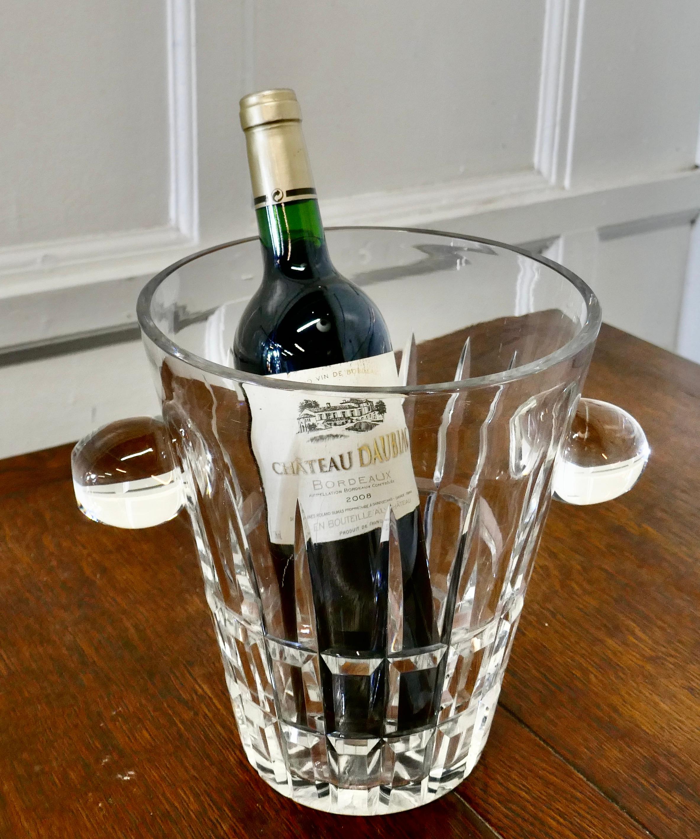 crystal wine bucket