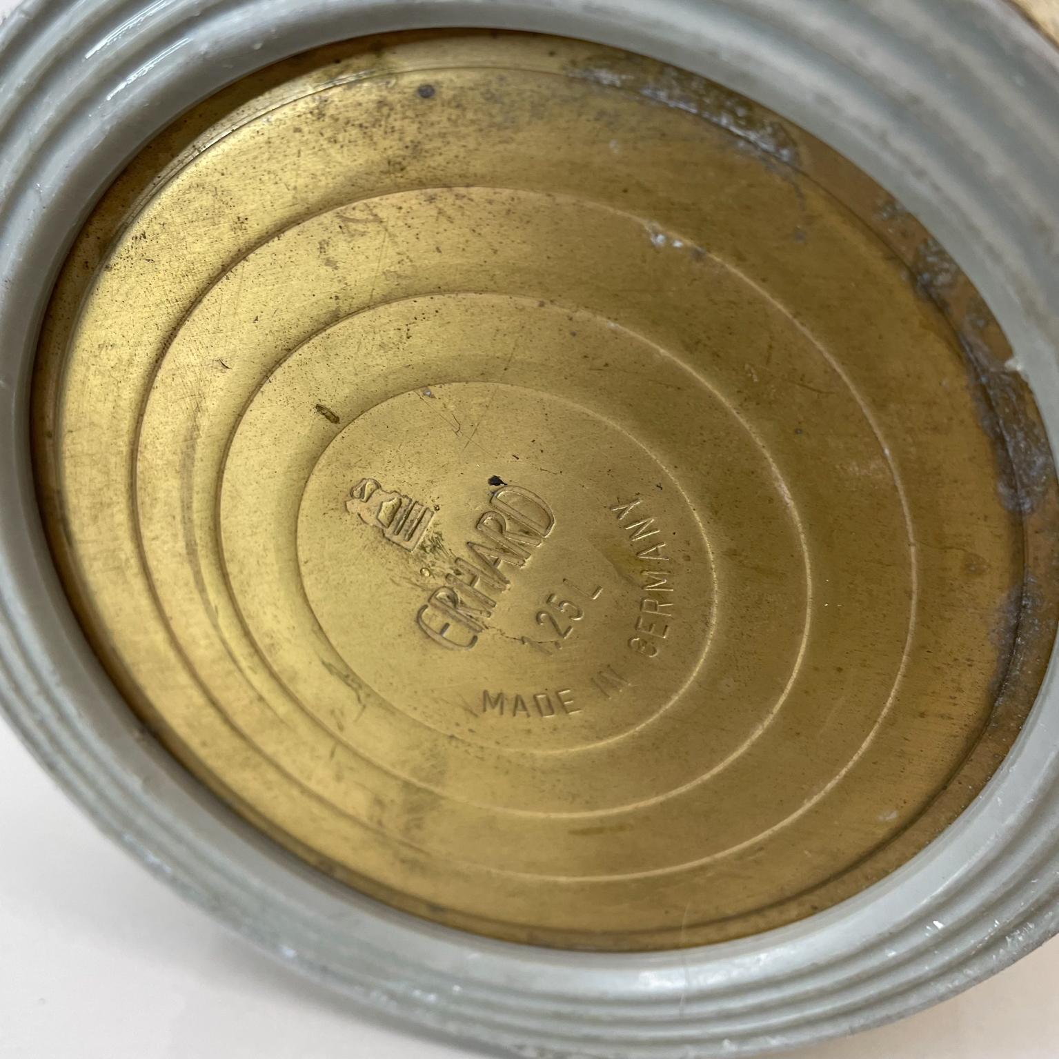 Art Deco Ice Bucket Vintage Erhard Barware Gold & Black Made in Germany, 1940s 7