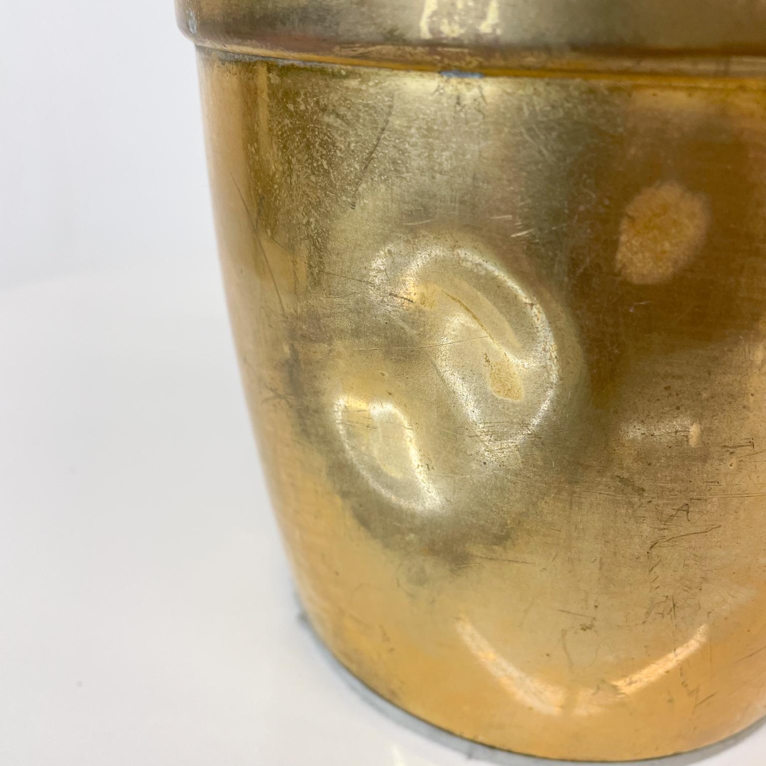 Art Deco Ice Bucket Vintage Erhard Barware Gold & Black Made in Germany, 1940s 2