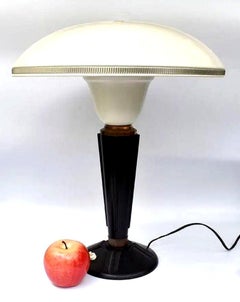 Große Art-Déco-Schreibtischlampe aus Bakelit von Eileen Gray, Frankreich, um 1930