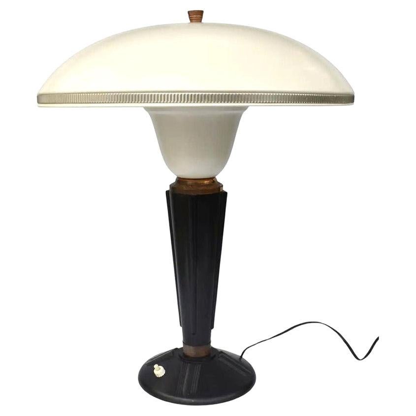 Metal Art Deco Iconic Large Bakelite Desk Table Lamp by Eileen Gray, France, C1930