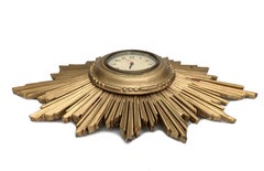 Art Deco Iconic Star Burst Wall Clock, By Smiths Clock Makers, England, c1930
