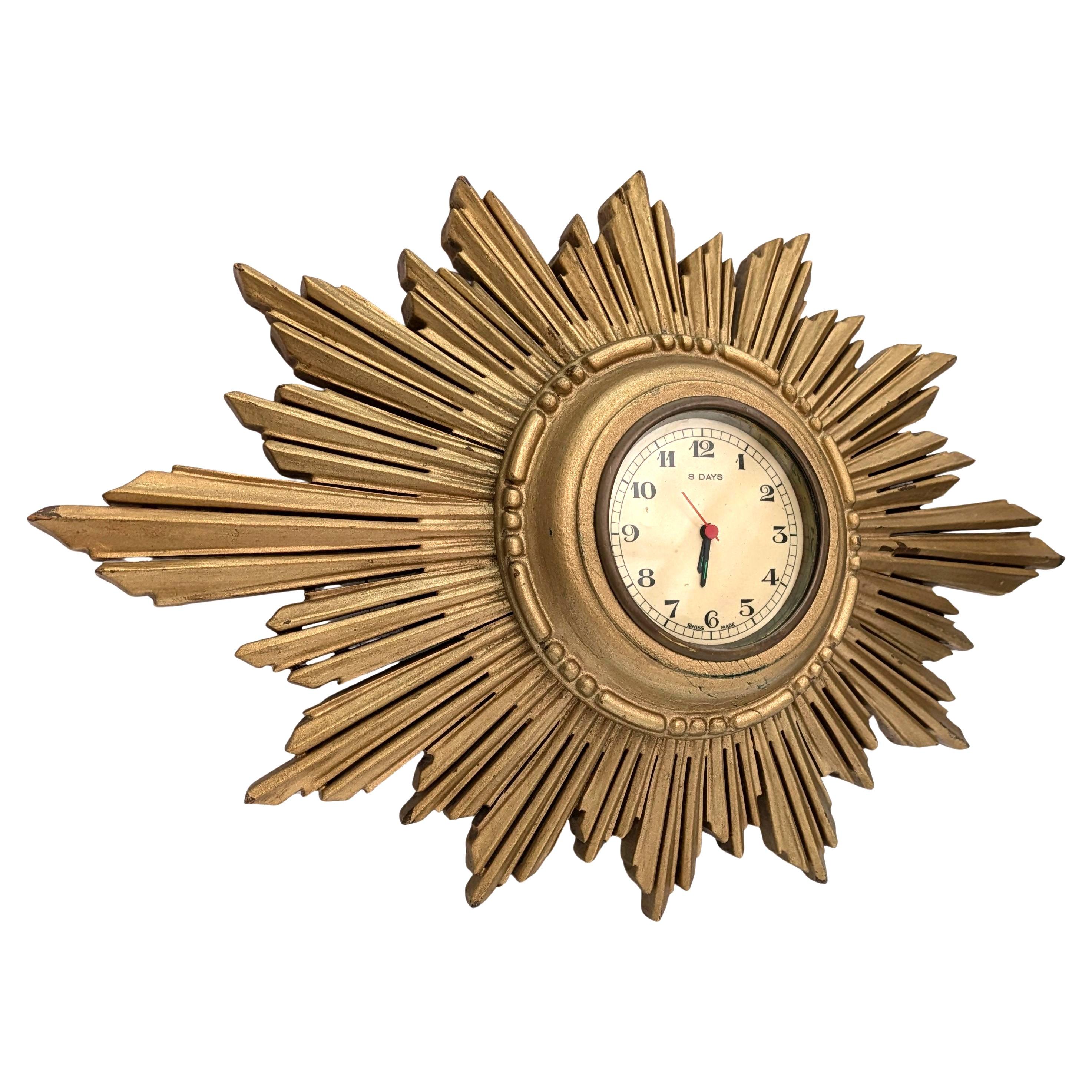 Horloge murale emblématique Art déco, par Smiths Clock Makers, Angleterre, vers 1930 en vente 1