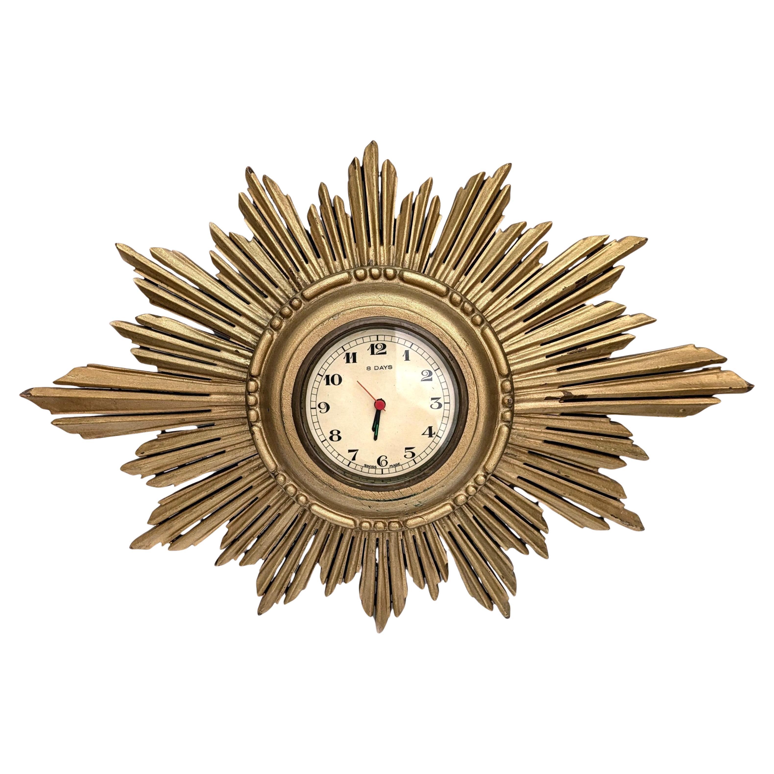 Horloge murale emblématique Art déco, par Smiths Clock Makers, Angleterre, vers 1930 en vente
