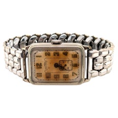 Art Deco Illinois Mens Wrist Watch Manual Antique Vintage Original 1940's