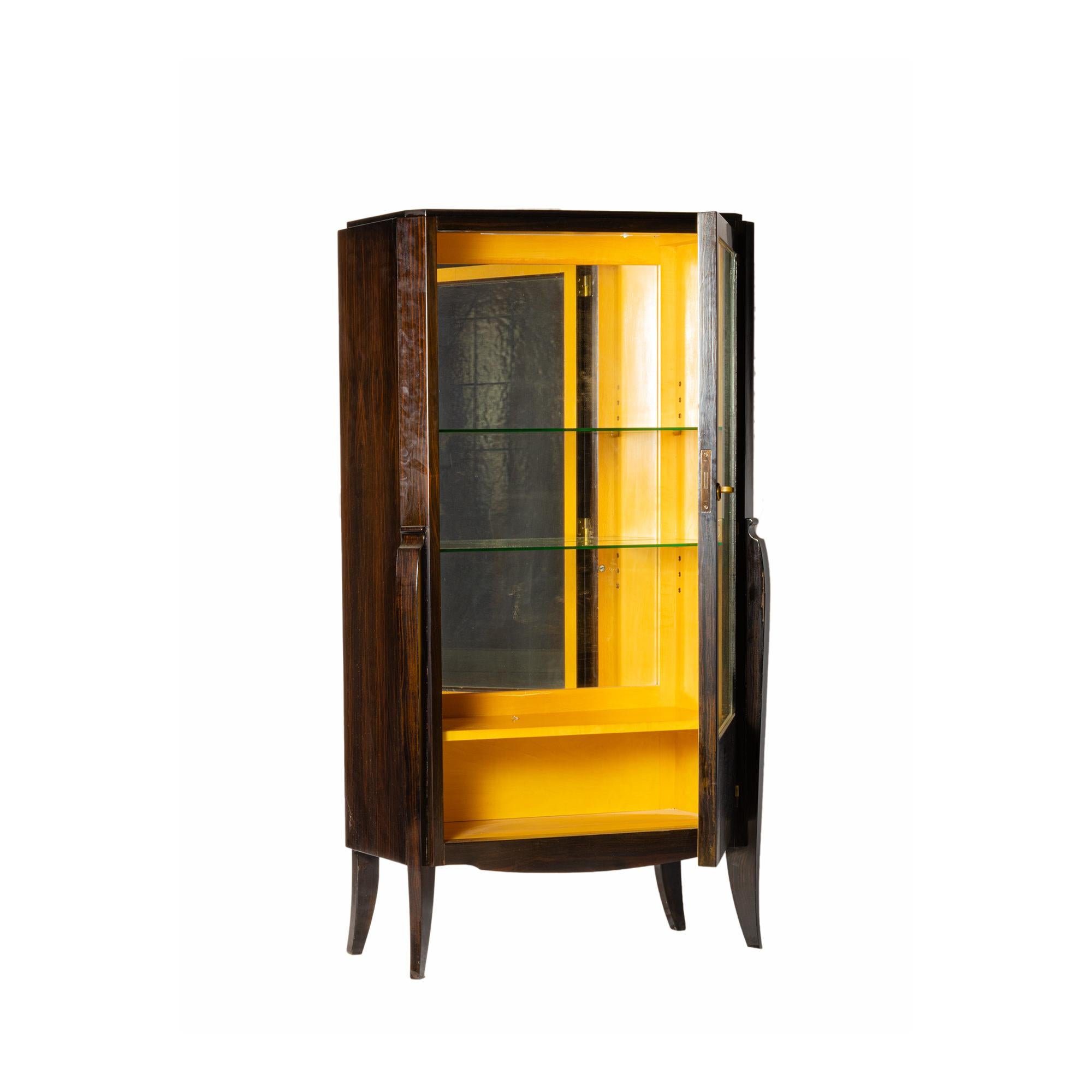 Vitrina iluminada Art Déco, 1920, Francia en venta 2