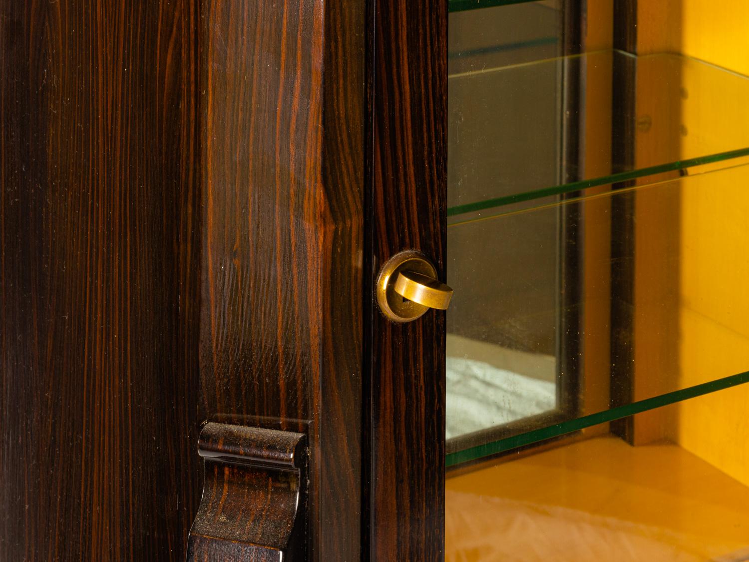 Vitrina iluminada Art Déco, 1920, Francia en venta 7