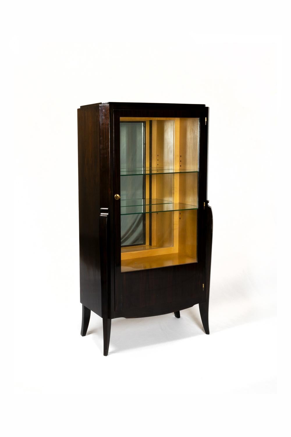 Vitrina iluminada Art Déco, 1920, Francia Francés en venta