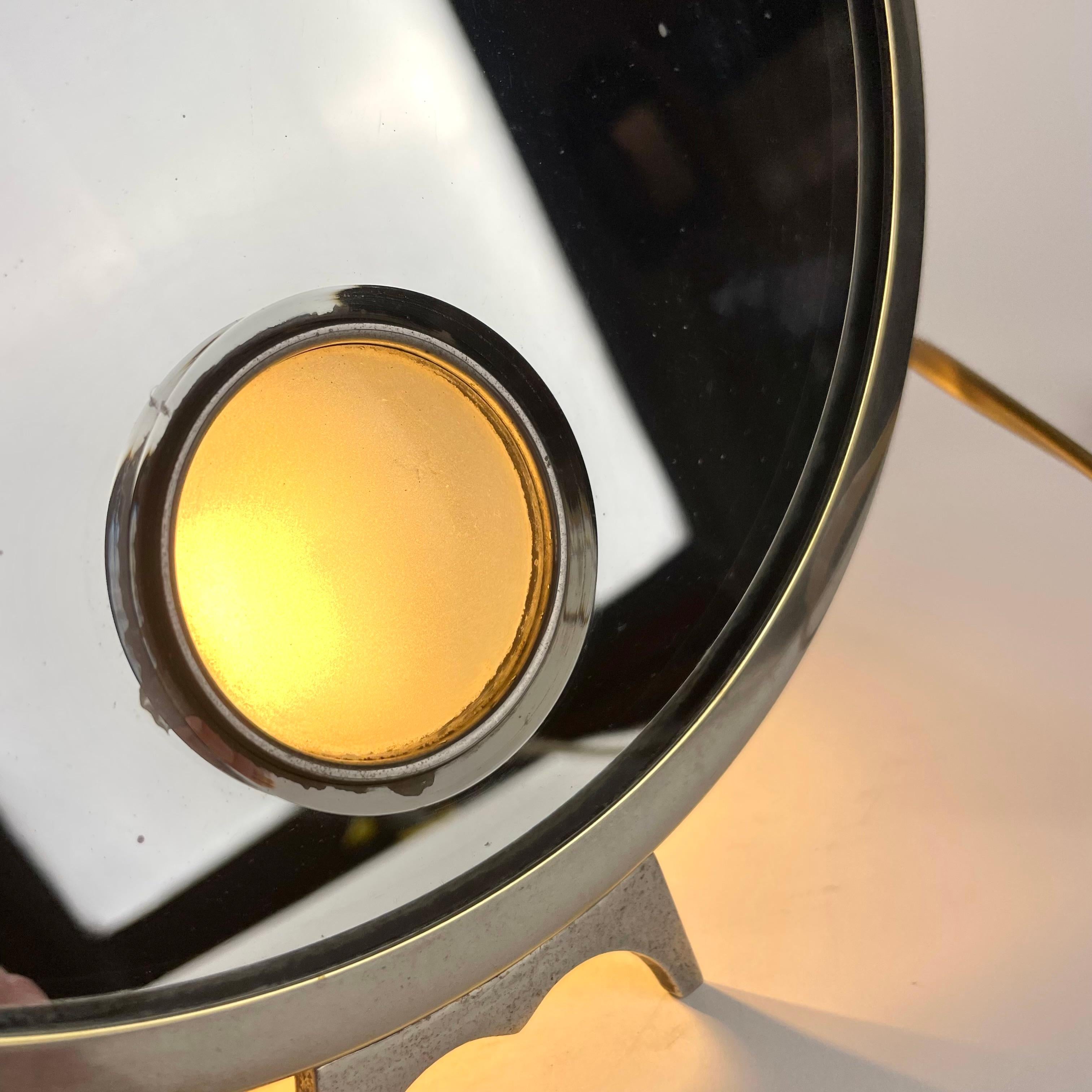 Specchio da barba illuminato Art Deco di Le Mirophar Brot, anni '30 in vendita 6