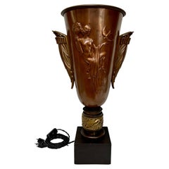 Art Deco Illuminated Urn Basin