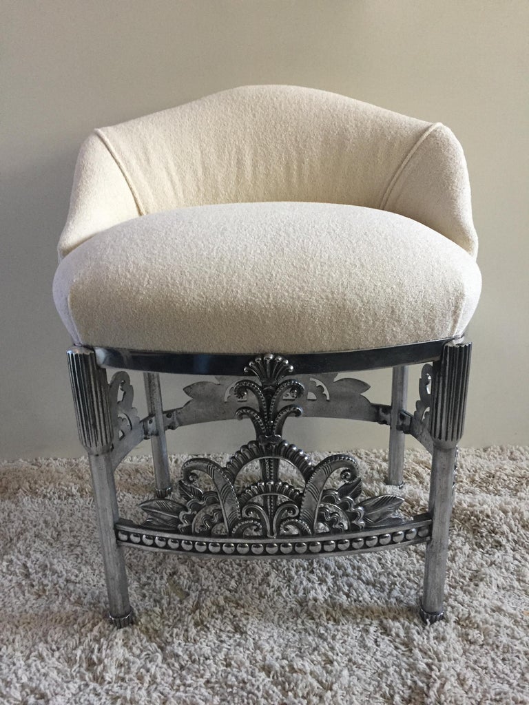 Art Deco Illuminated Vanity Together Mirror with Stool ...