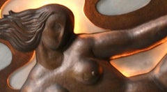 Art Deco Illuminated Wall Panel by Franken G