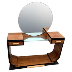 Art Deco Impressive Modernist Dressing Table, English, c1930