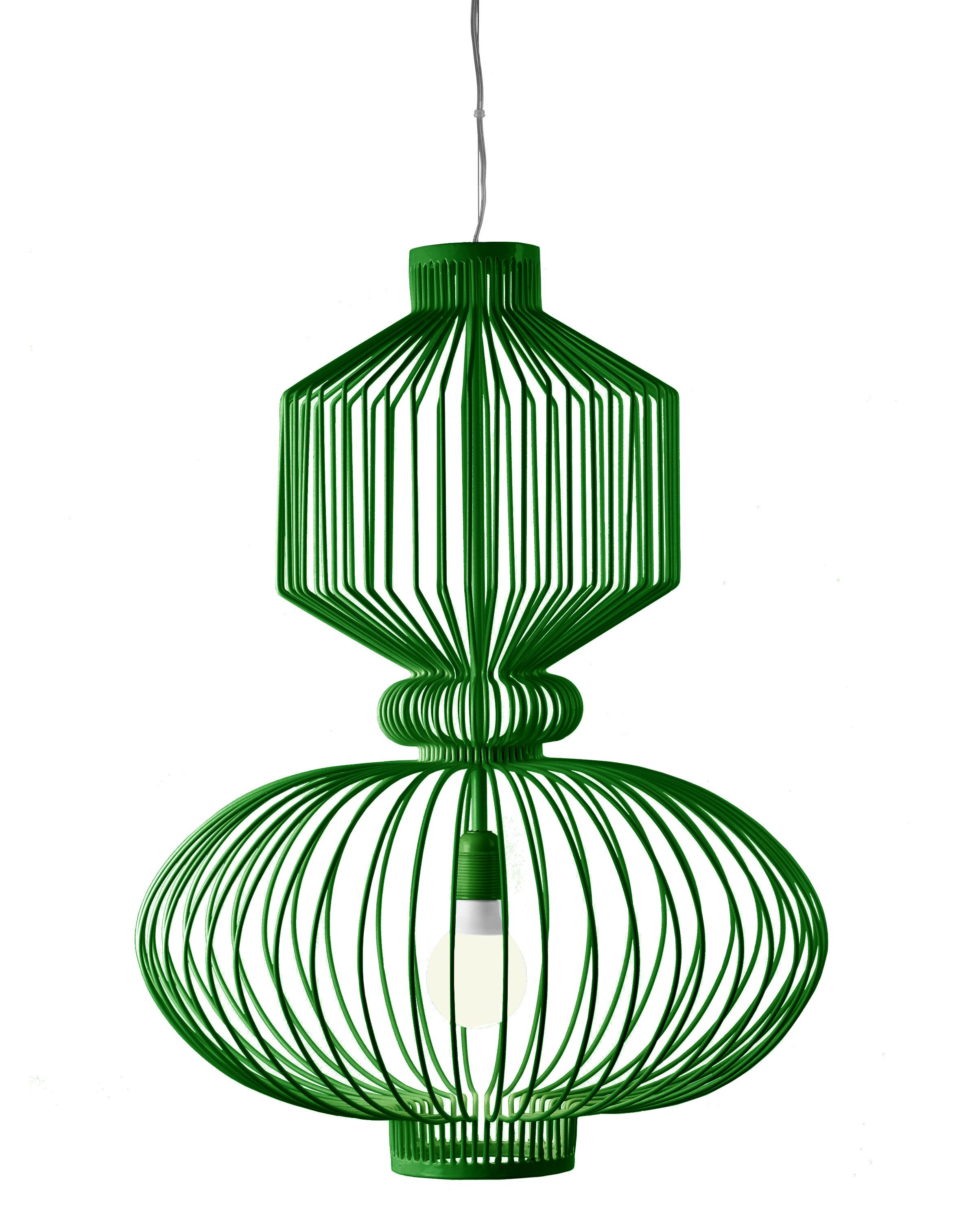Portoghese Art Deco - Lampada a sospensione industriale nera Revolution Custom 29'' in vendita