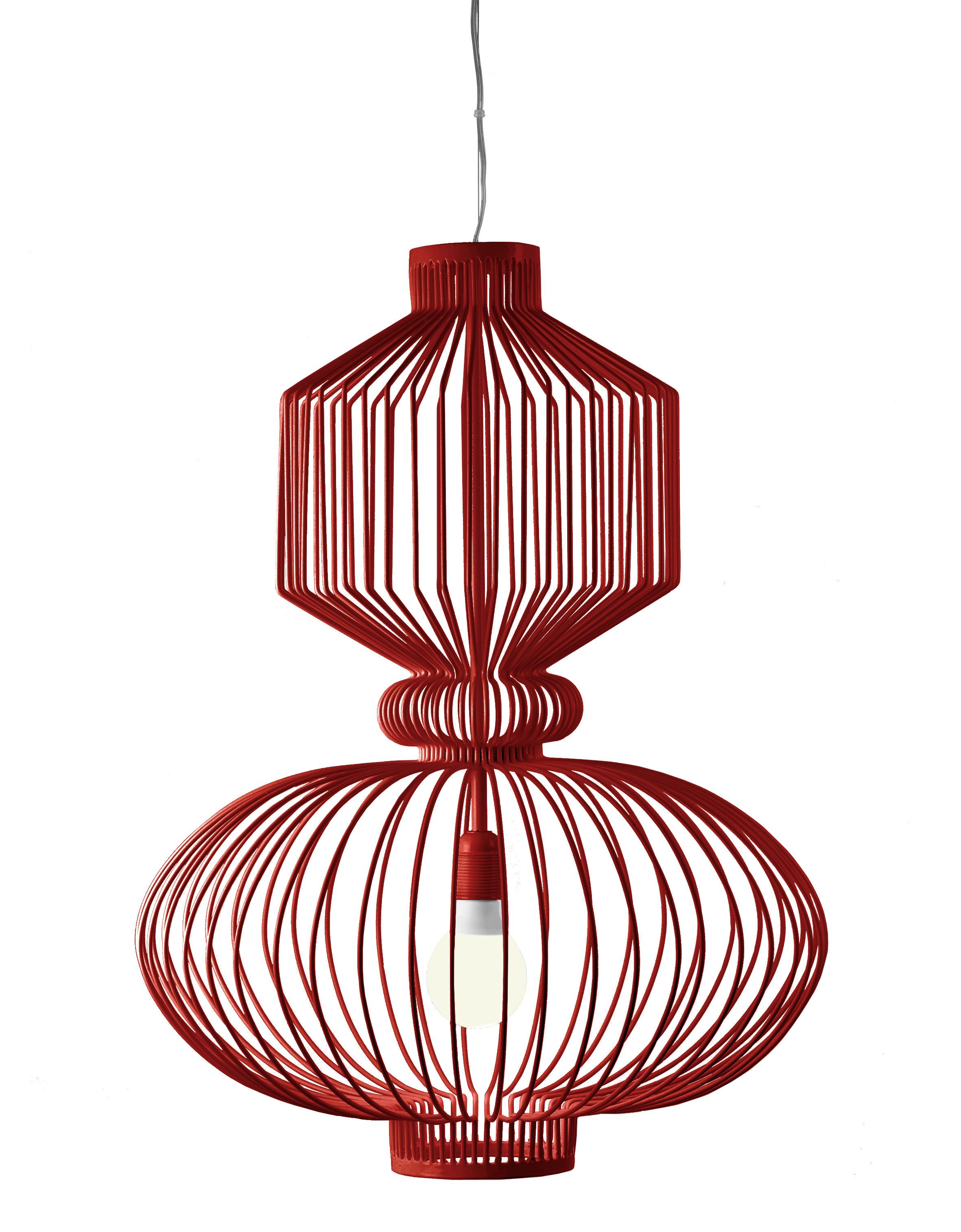 Verniciatura a polvere Art Deco - Lampada a sospensione industriale nera Revolution Custom 29'' in vendita