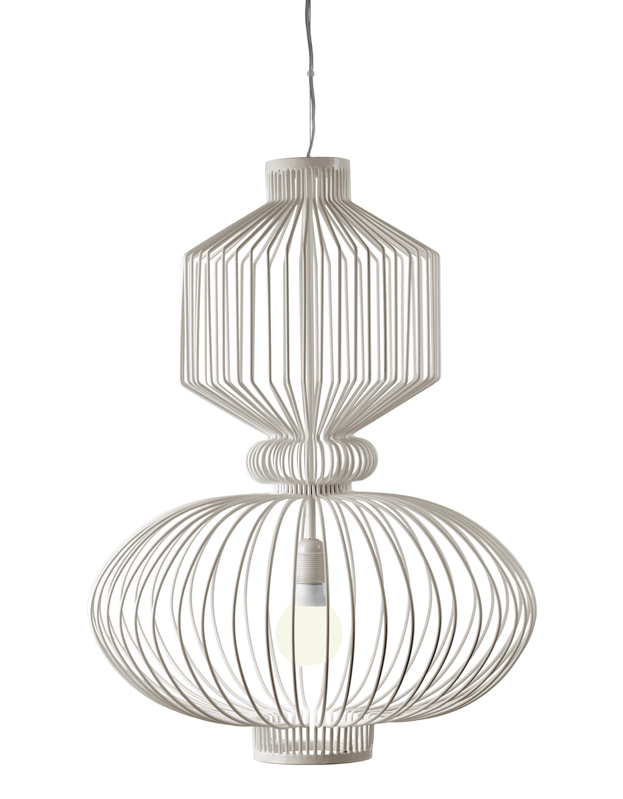 Cotone Art Deco - Lampada a sospensione industriale nera Revolution Custom 29'' in vendita