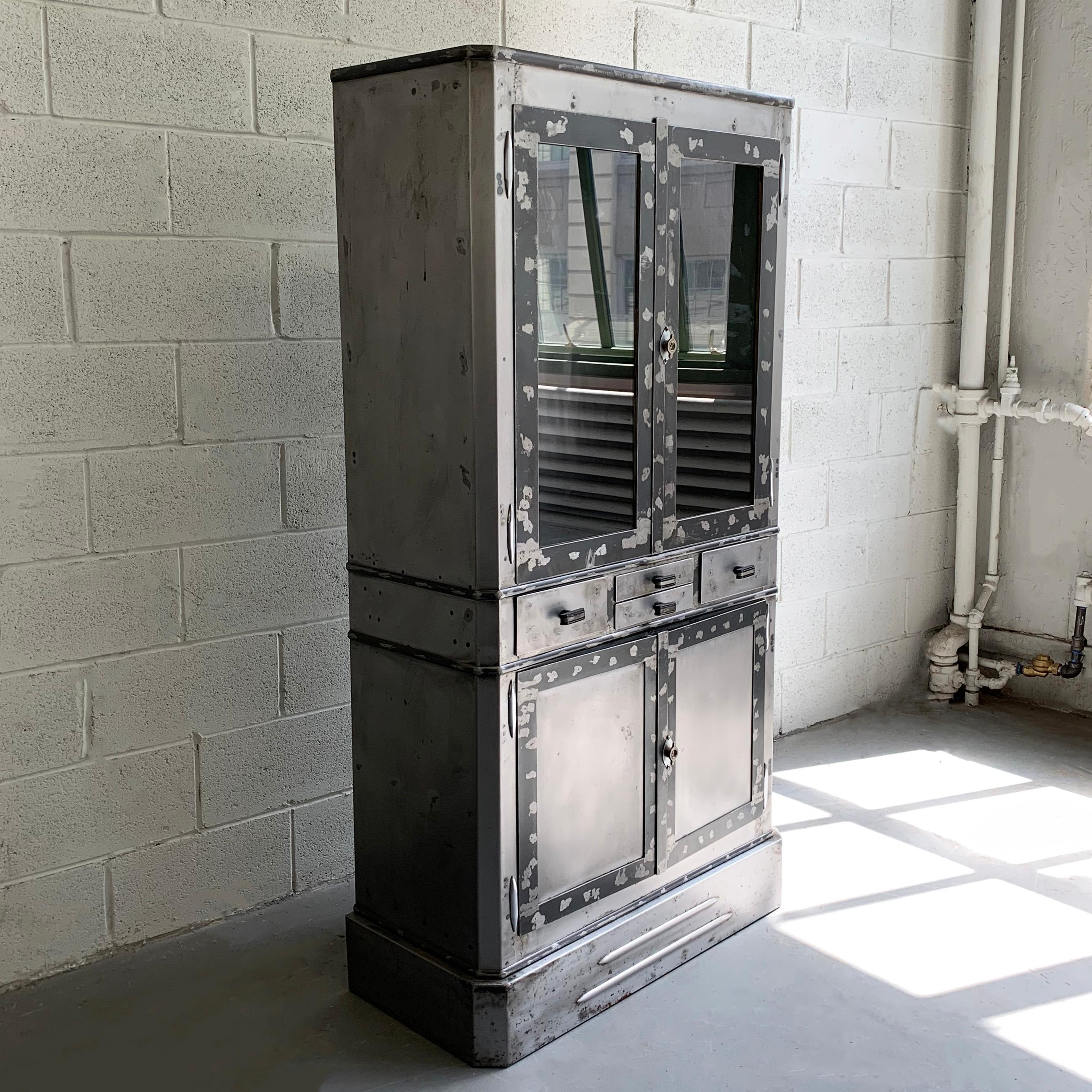 apothecary metal cabinet