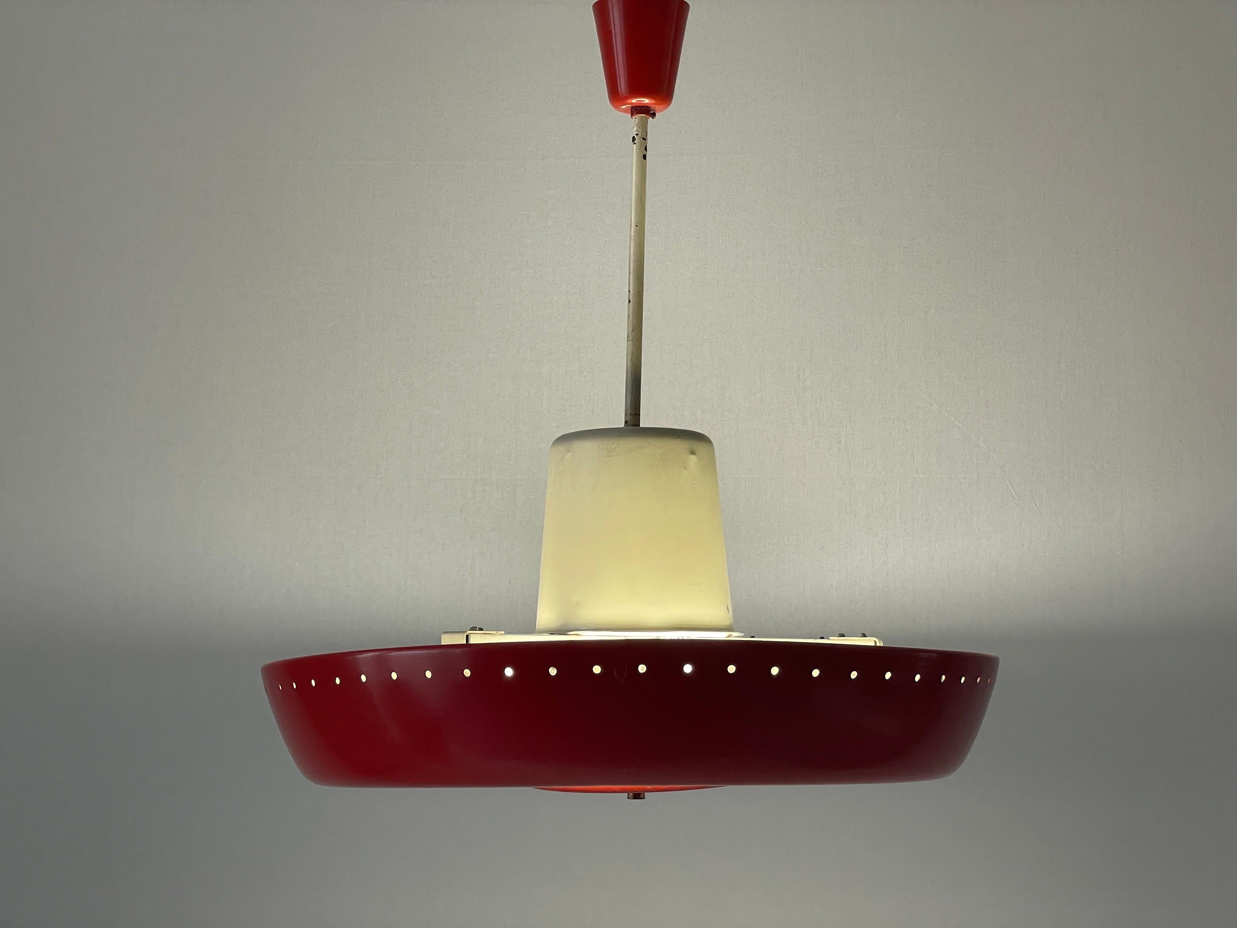 Art Deco Industrial Cinema Ceiling Lamp, 1940s, Germany For Sale 6