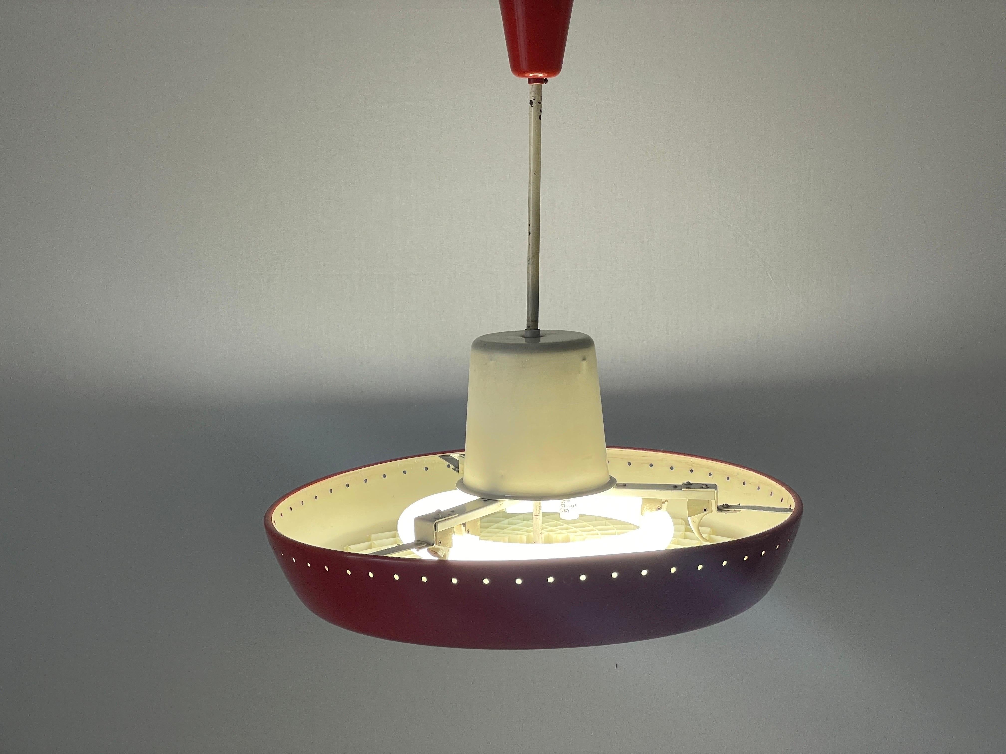 Art Deco Industrial Cinema Ceiling Lamp, 1940s, Germany For Sale 9