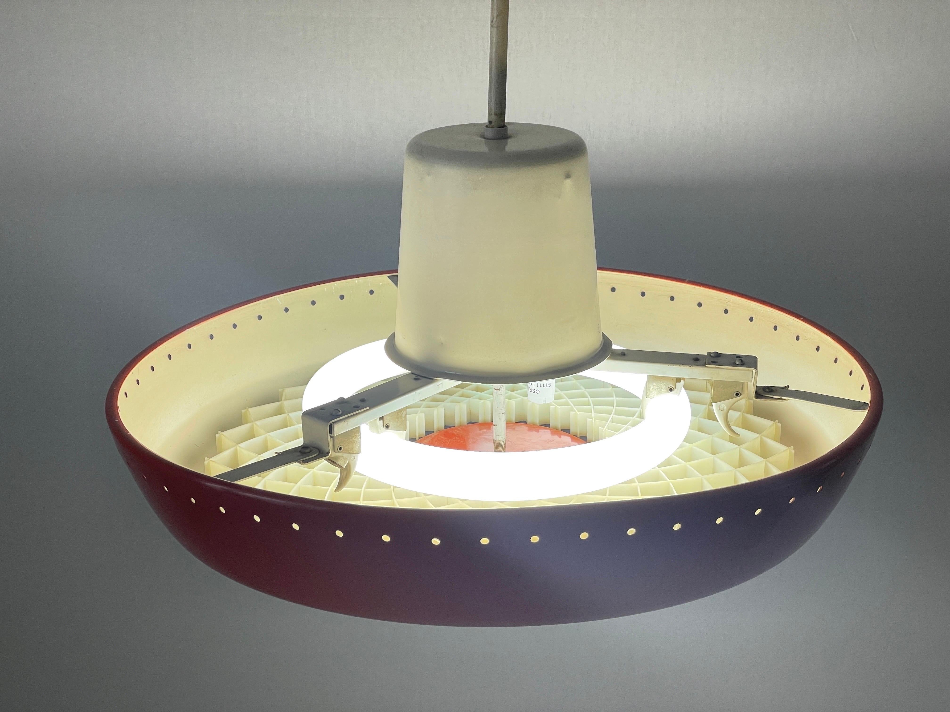 Art Deco Industrial Cinema Ceiling Lamp, 1940s, Germany For Sale 10