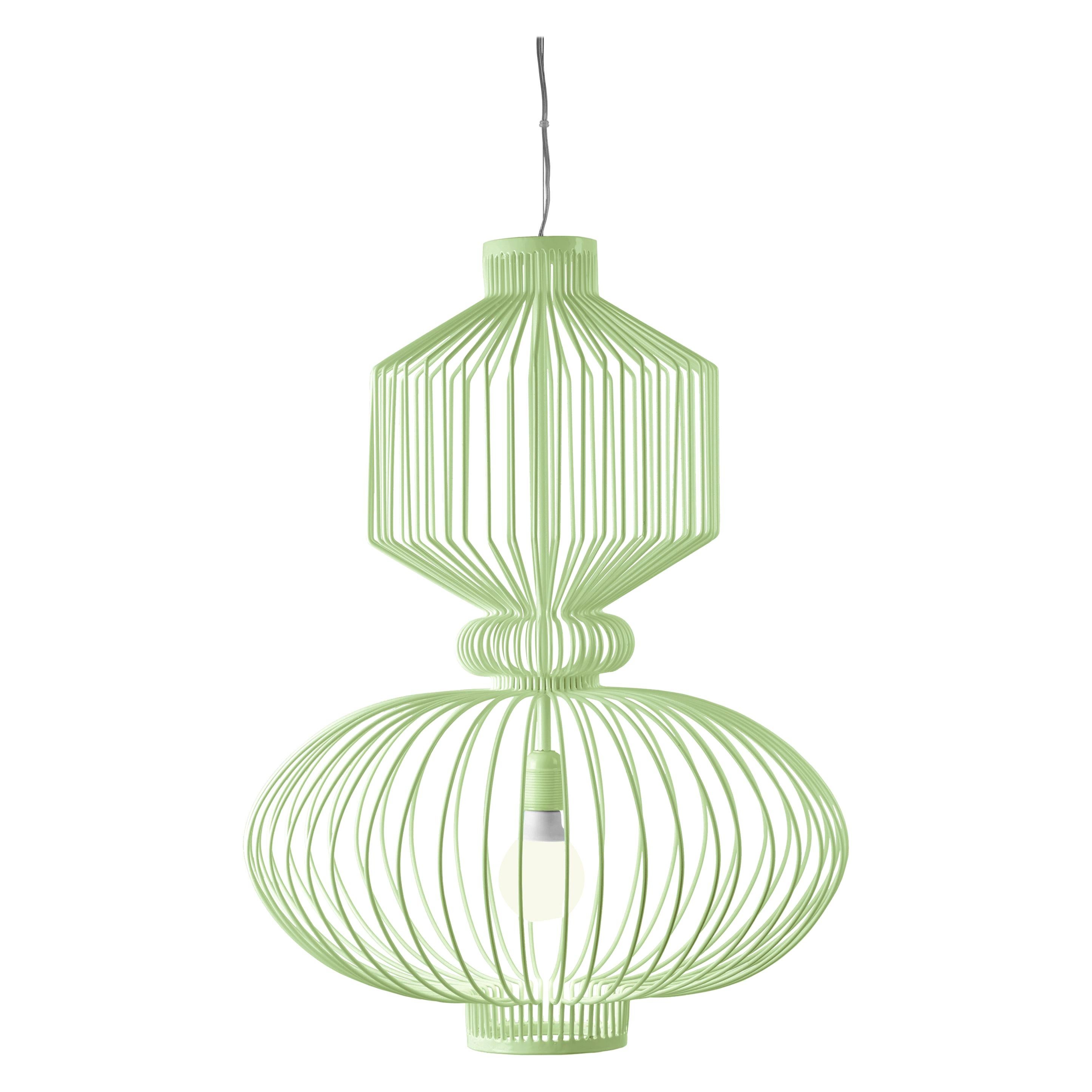 Art Deco, Industrial Dream Green Pendant Revolution Suspension Lamp