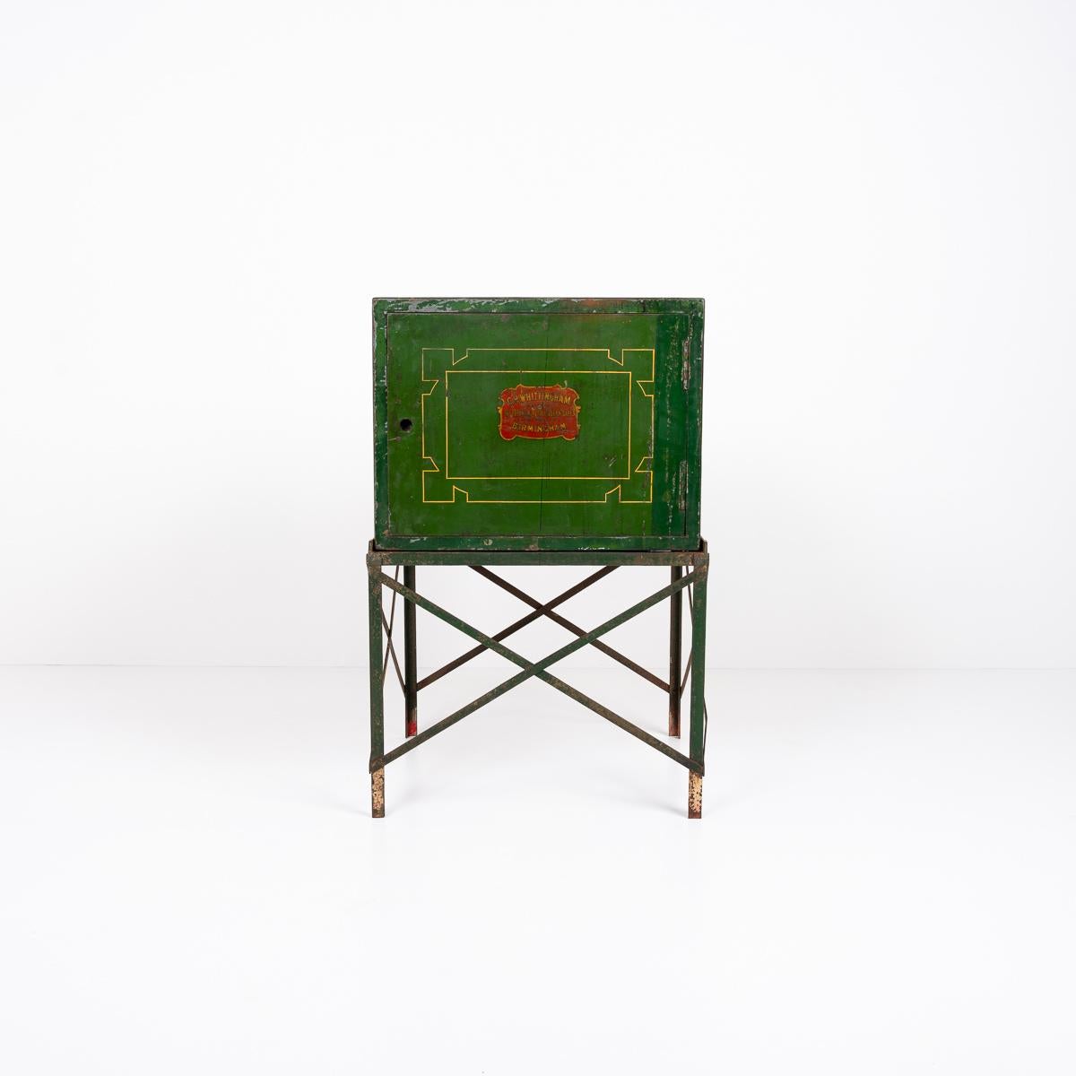Art Deco INSPIRED Industrial STEEL DEAD CABINET

Looking for a unique and stylish storage solution? Our Art Deco green-painted steel dead cabinet from C H Whittingham Birmingham is perfect. Crafted in England in 1920.

The highlight of this