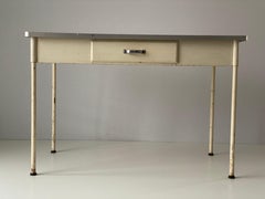 Art Deco Industrial Hospital Doctors' Desk with Drawer, 1940s, Germany