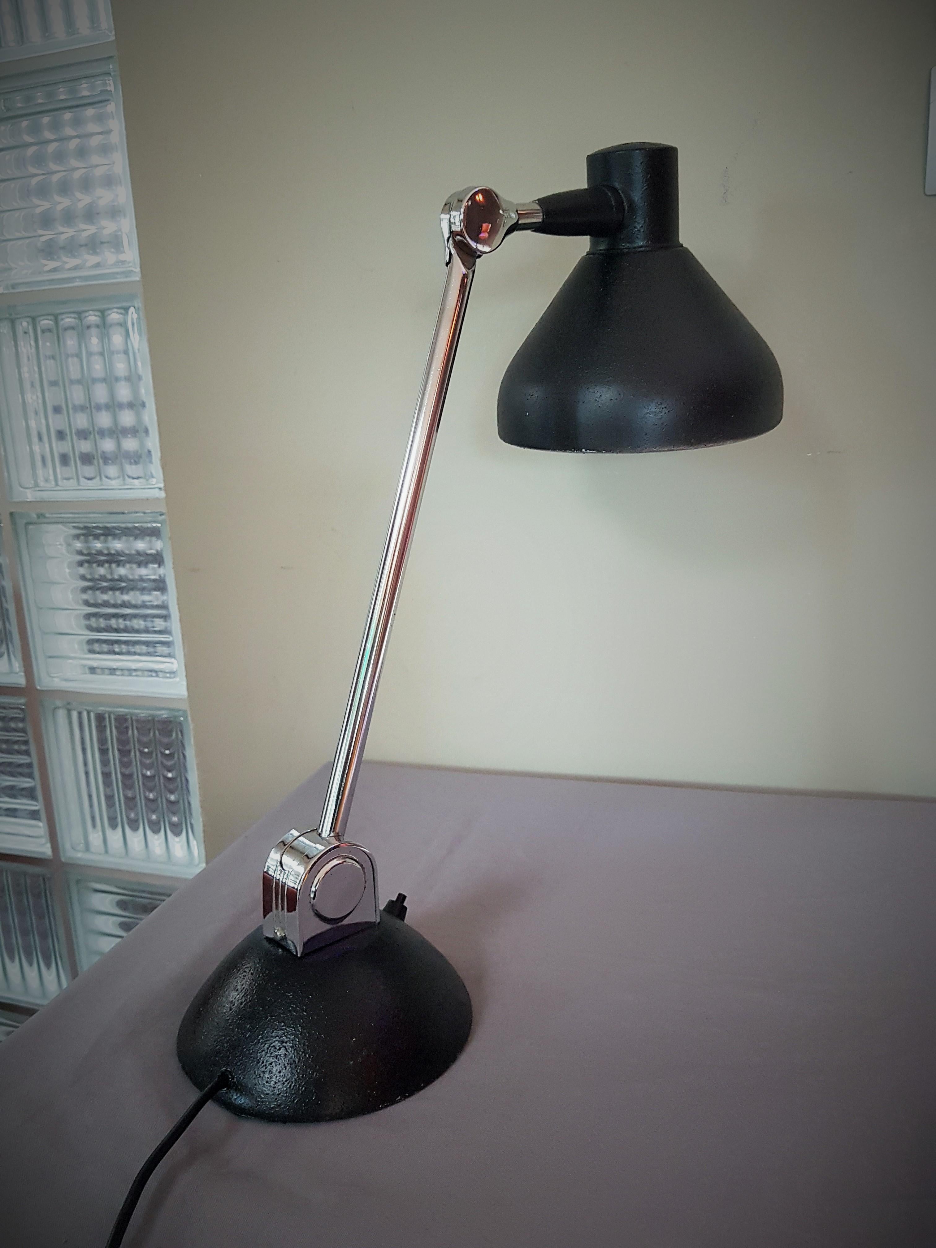 Art Deco Industrial Table Lamp by Jumo, France 1930s For Sale 9