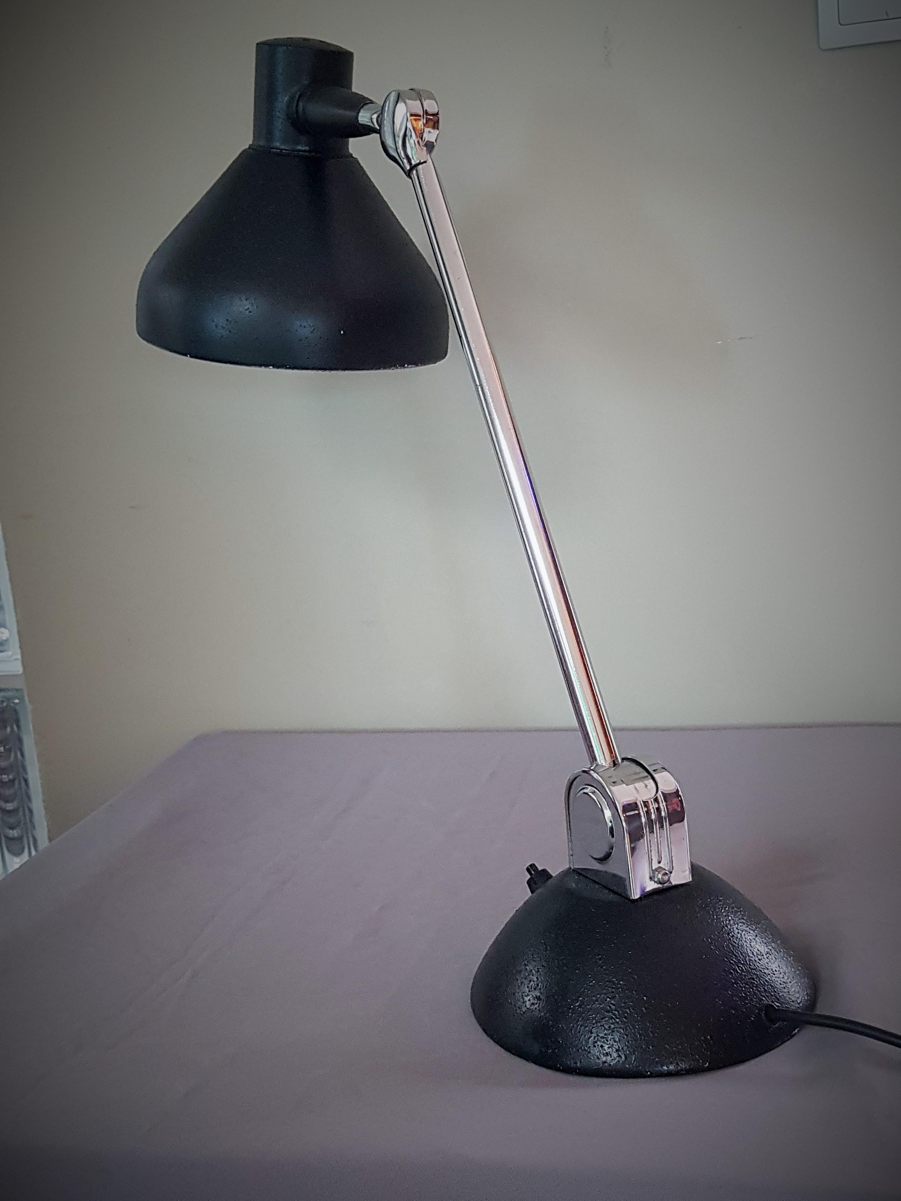 Art Deco Industrial Table Lamp by Jumo, France 1930s For Sale 13