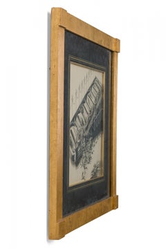 Art Deco Ink Amusement Park Drawing