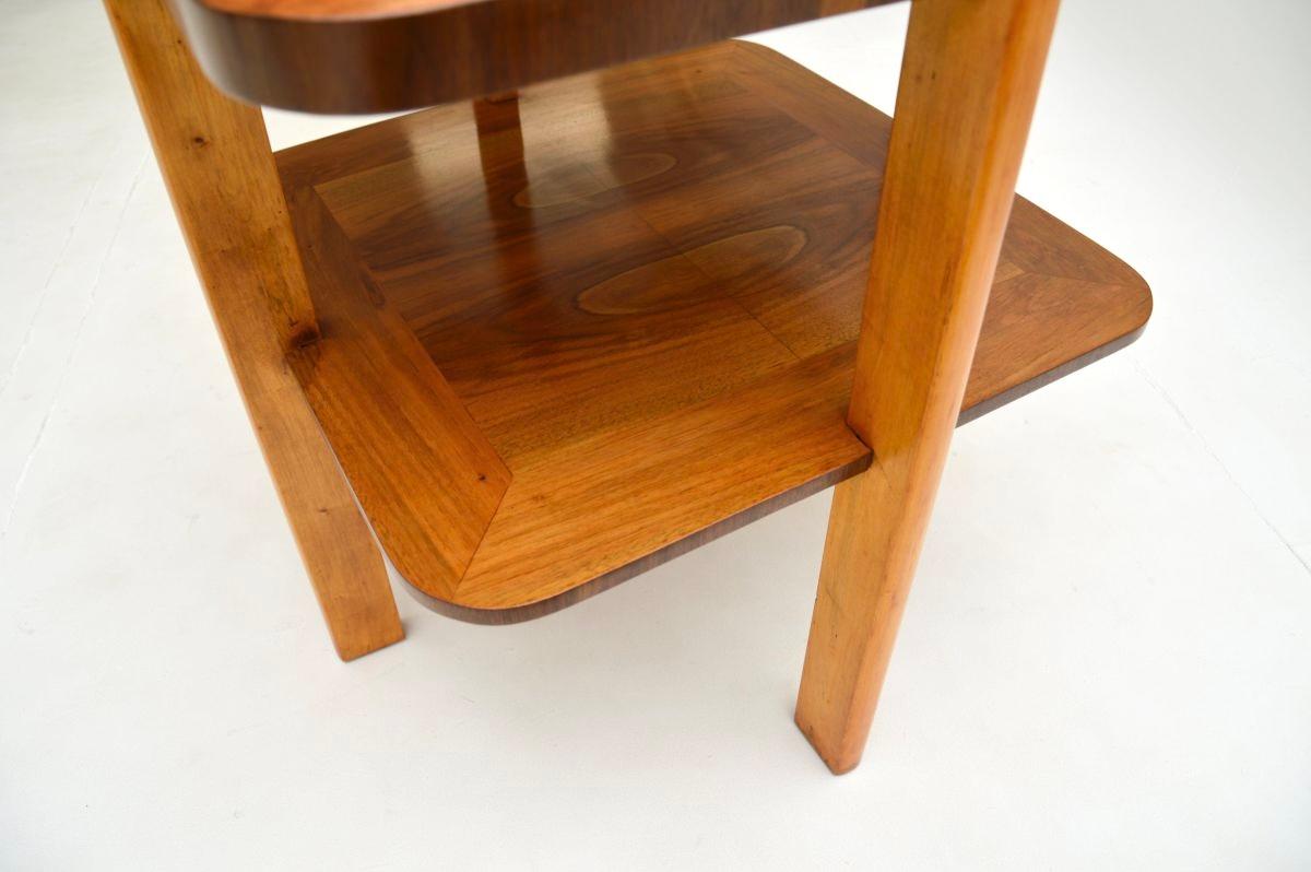 Mid-20th Century Art Deco Inlaid Walnut Chess / Coffee Table For Sale