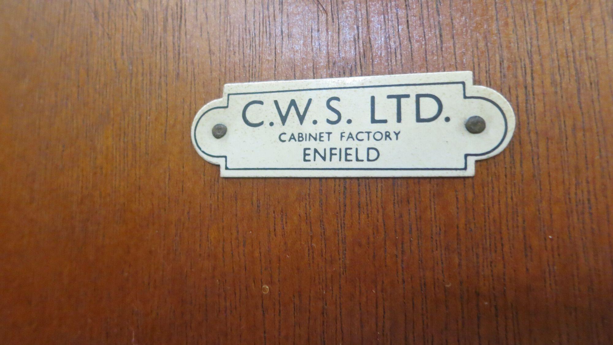 Wood Art deco Inlay Walnut Women's Armoire by C.W.S. LTD, Enfield