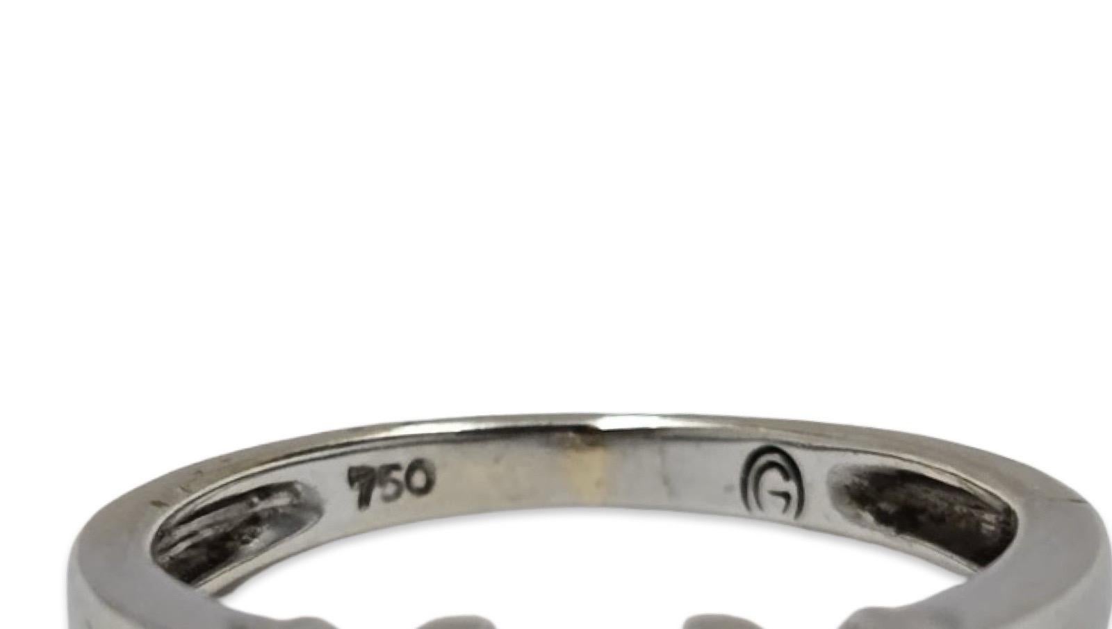 Anello con diamante in oro bianco 18 carati di ispirazione Art Deco, 0,85tcw rotondo e baguette in vendita 2