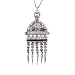 Art Deco Style 2.50 Carat Diamond and Onyx Pendant