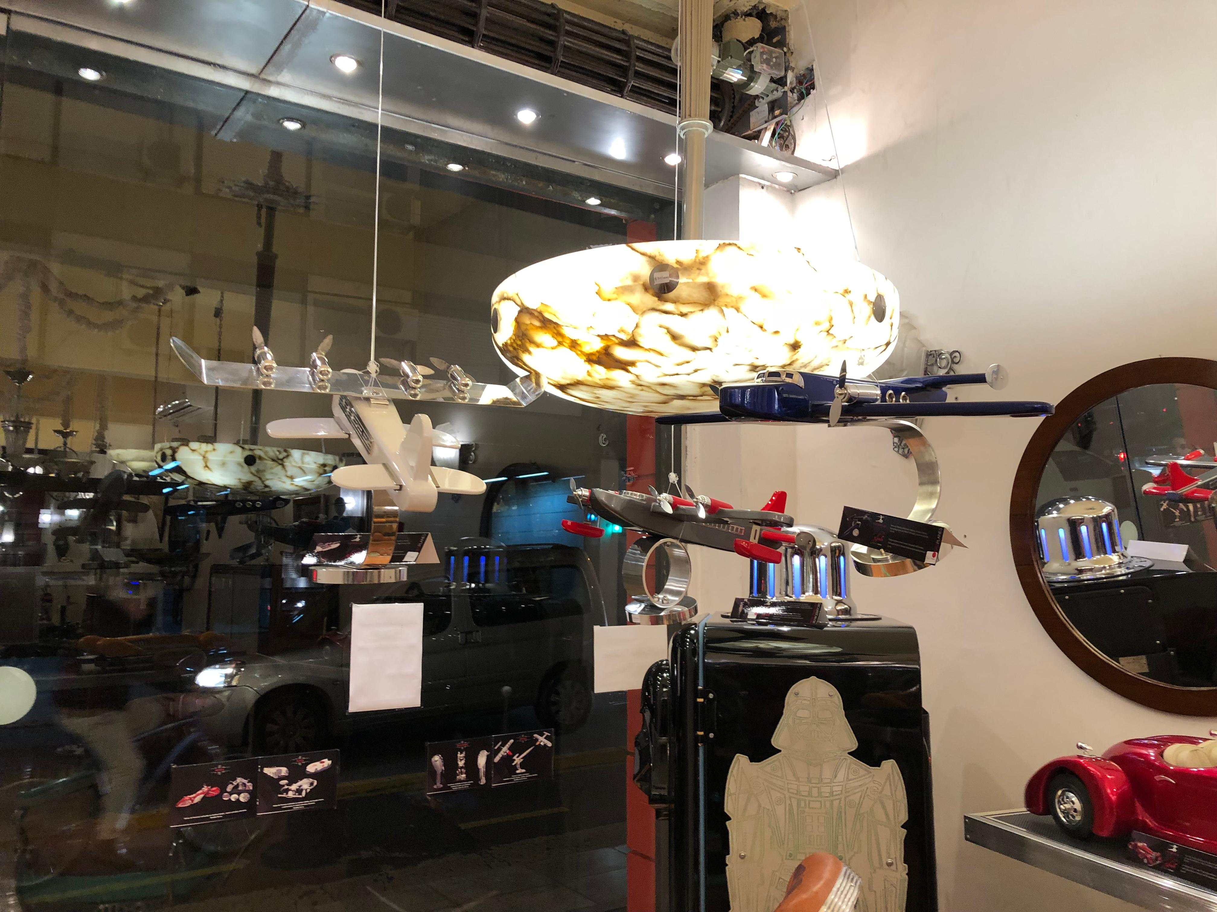 Incredible airplane: in solid wood.
We have specialized in the sale of Art Deco and Art Nouveau and Vintage styles since 1982. If you have any questions we are at your disposal.
Pushing the button that reads 'View All From Seller'. And you can see