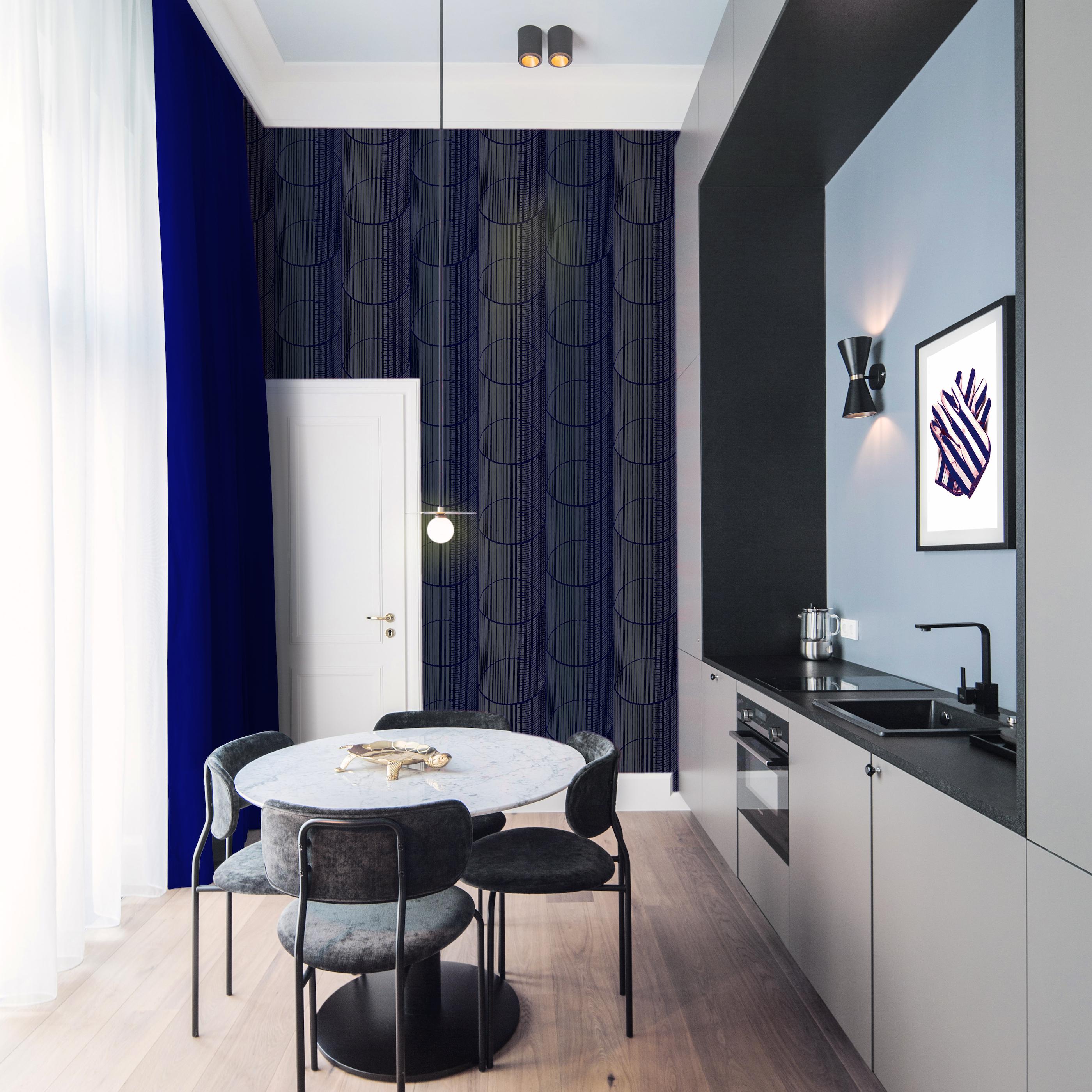 MINIMUM ORDER 4 ROLLS FOR A TOTAL OF 44 YARDS.

This design is based on the detail from a 18th century European etching. Isolating and reworking one element in the original etching we have created a 3D motif in a modern and unexpected way.

The