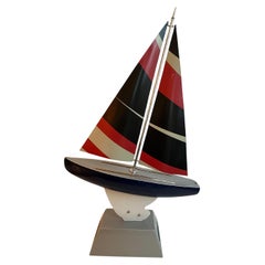 Art Deco Inspired Boat in Wood and steel  Designer: Marcelo Peña, 2024