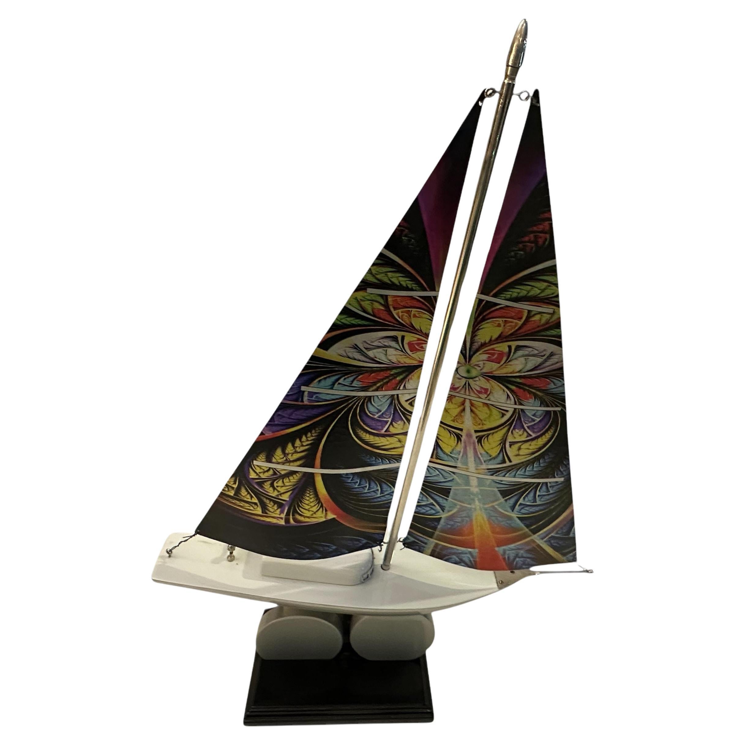 Art Deco Inspired Boat in Wood and steel  Designer: Marcelo Peña, 2024