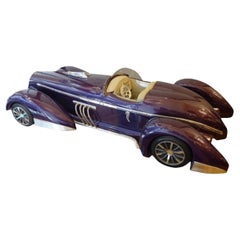 Art Deco Inspired Car, Designer: Marcelo Peña, 2014. Materials: wood and leather