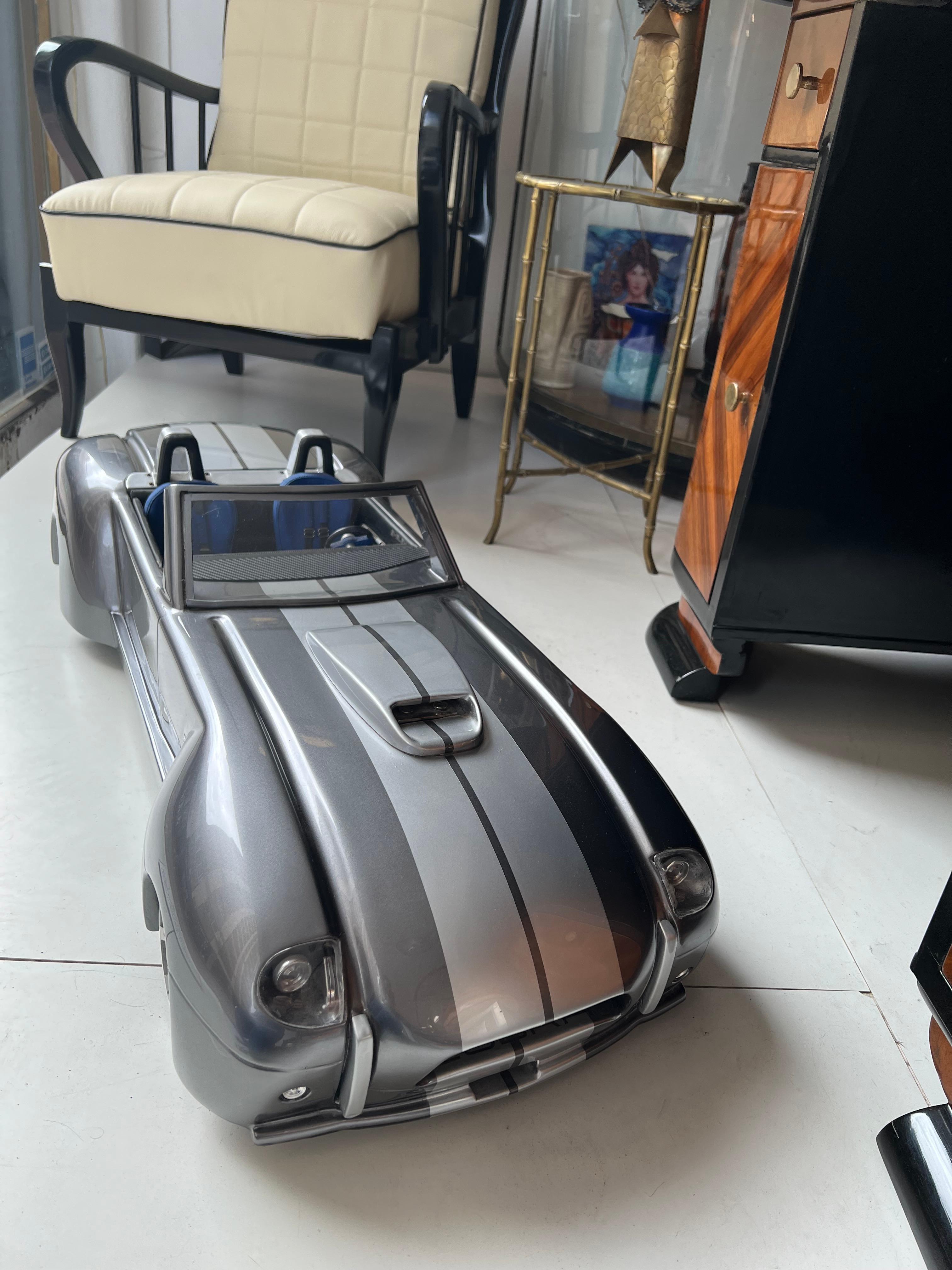Steel Art Deco Inspired Car in Wood Designer: Marcelo Peña, 2013 For Sale