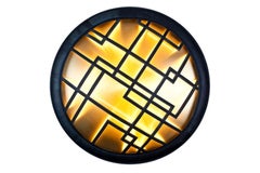 Art Deco Inspired Chandelier in Brass Creator Atelier Boucquet