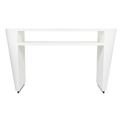 Art Deco Inspired Chevron Top Lacquered Console Table