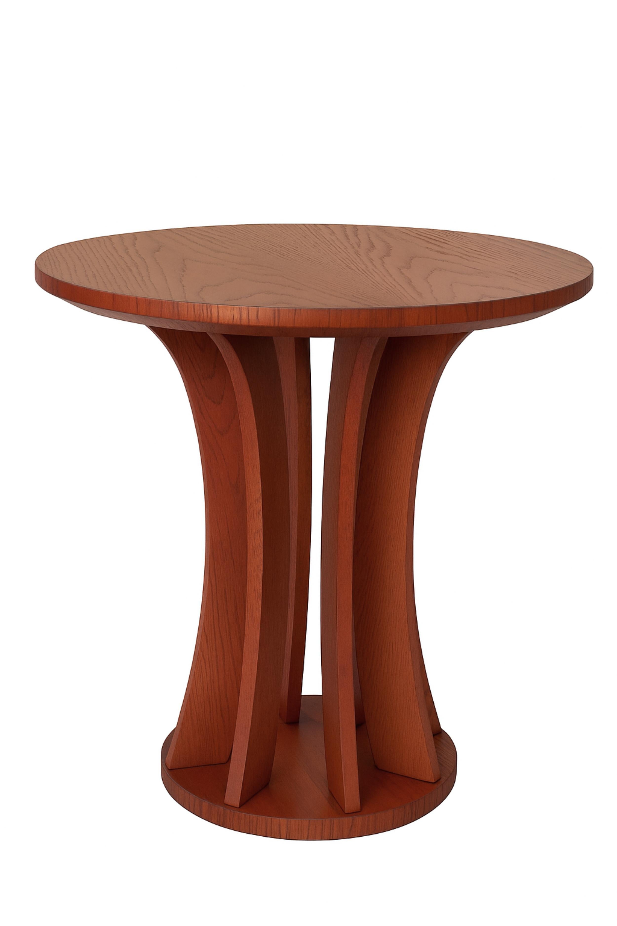 Art Deco Inspired Circular Pedestal Table, 20th Century For Sale 1