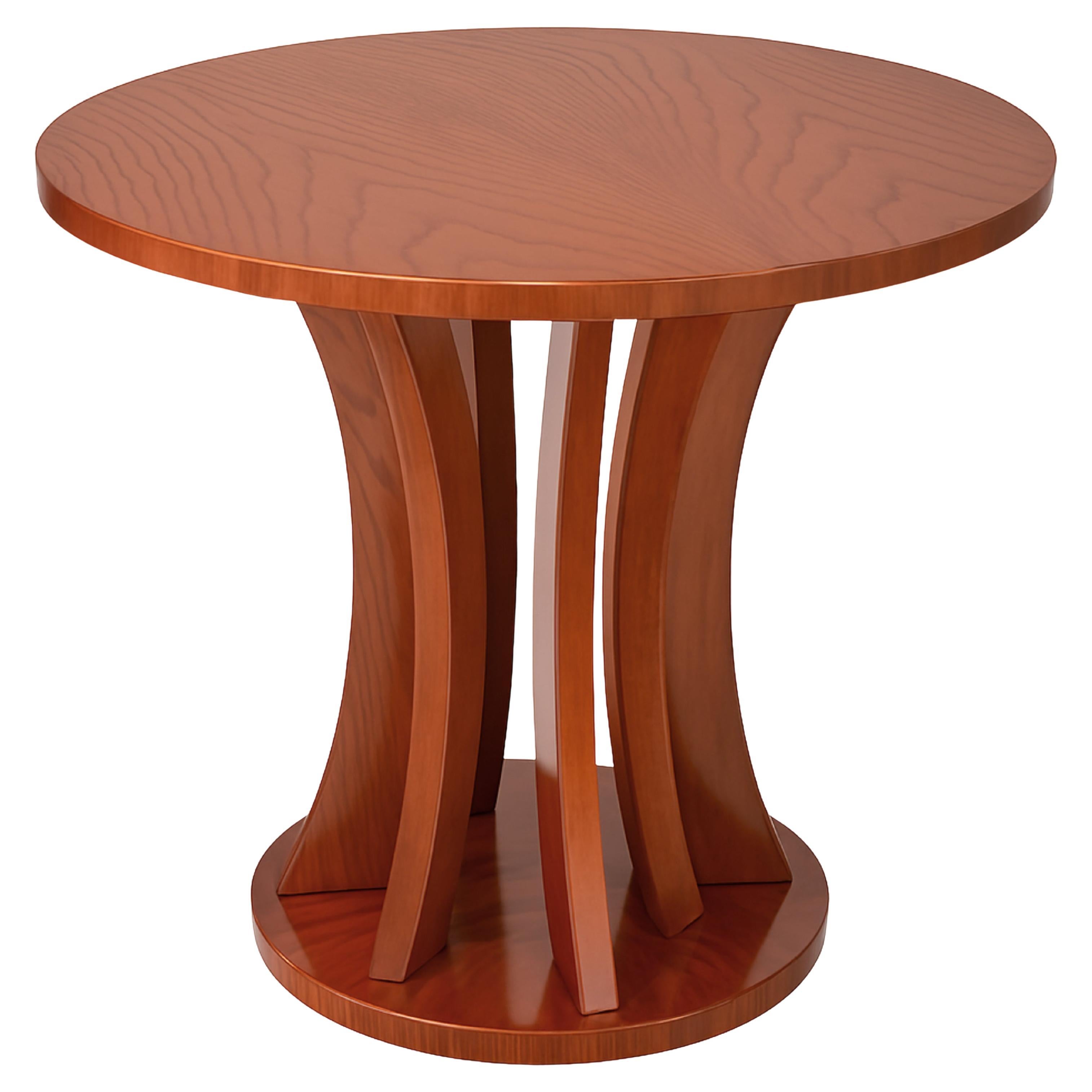 Art Deco Inspired Circular Pedestal Table, 20th Century