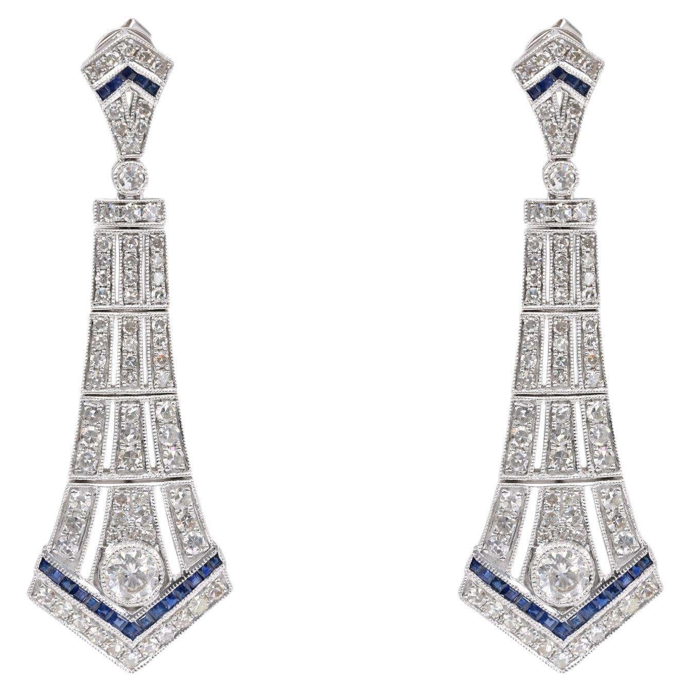 Art Deco Colorful Earrings photo
