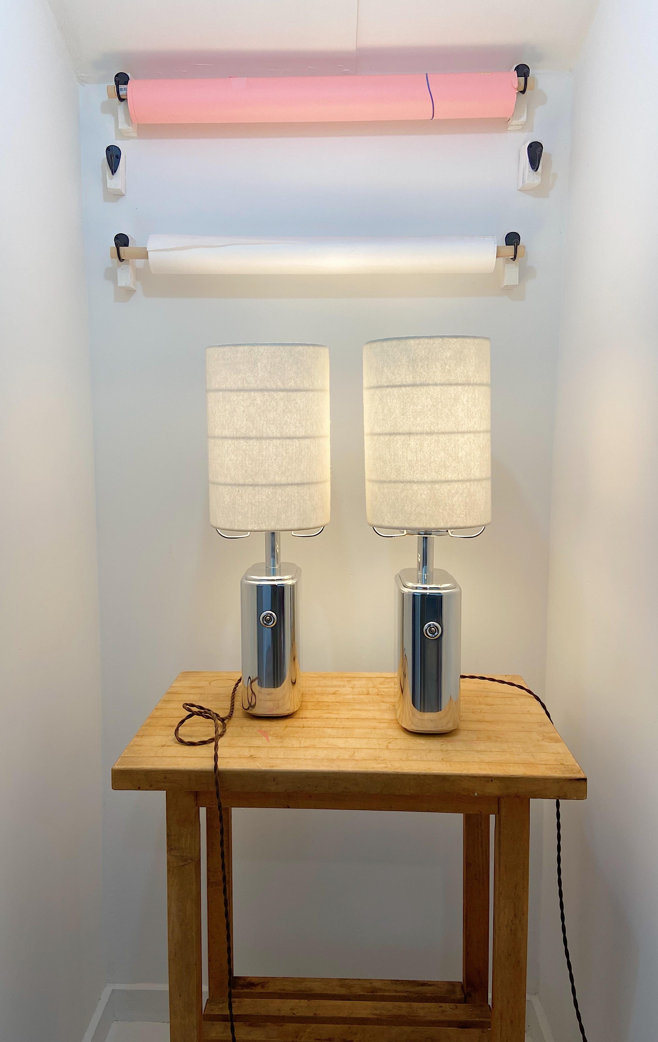 Lámpara Imperio de inspiración Art Decó de Daughter Manufacturing - Aluminio pulido en venta 6