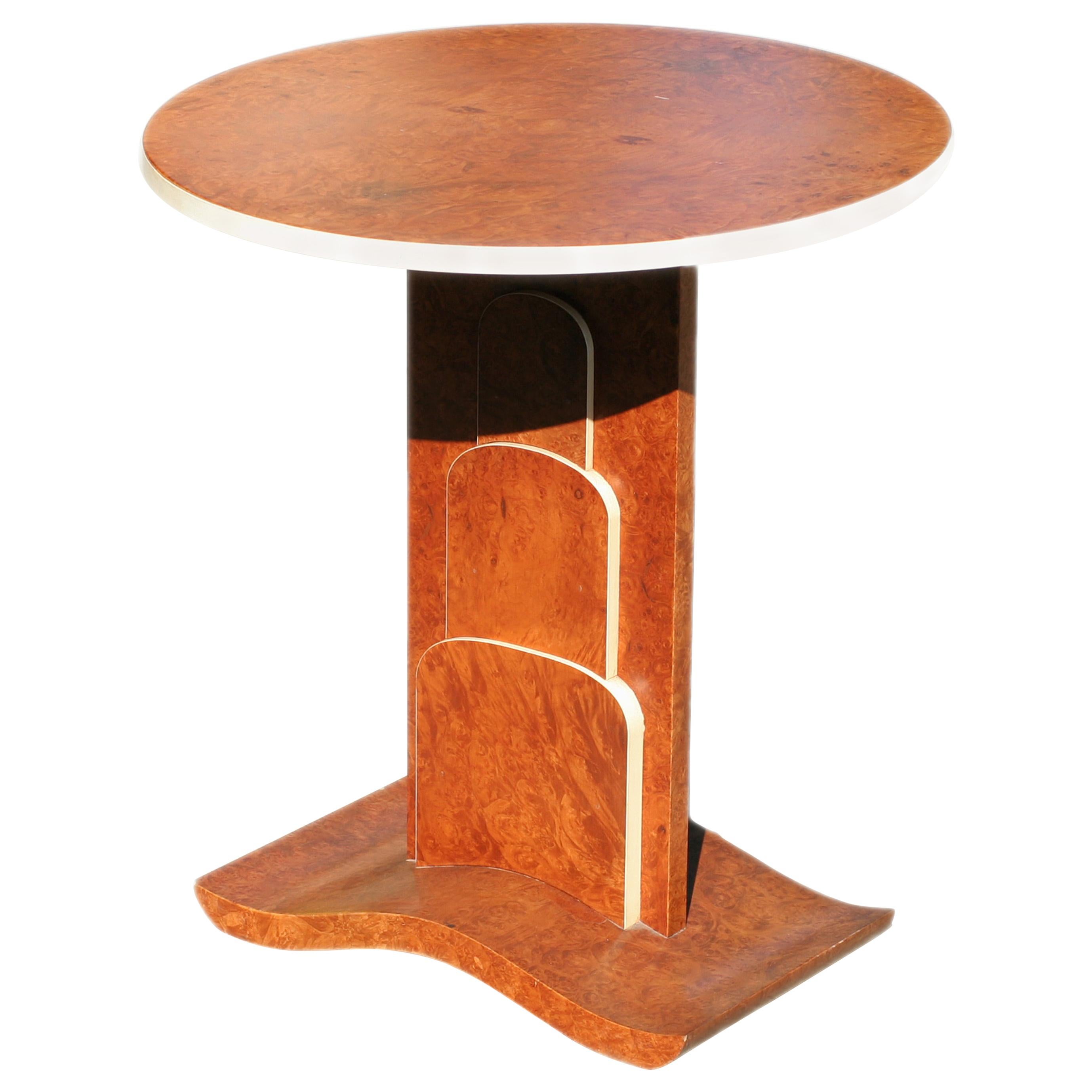 Art Deco Inspired Flip Table Pair in a Jacques Ruhlmann Manner
