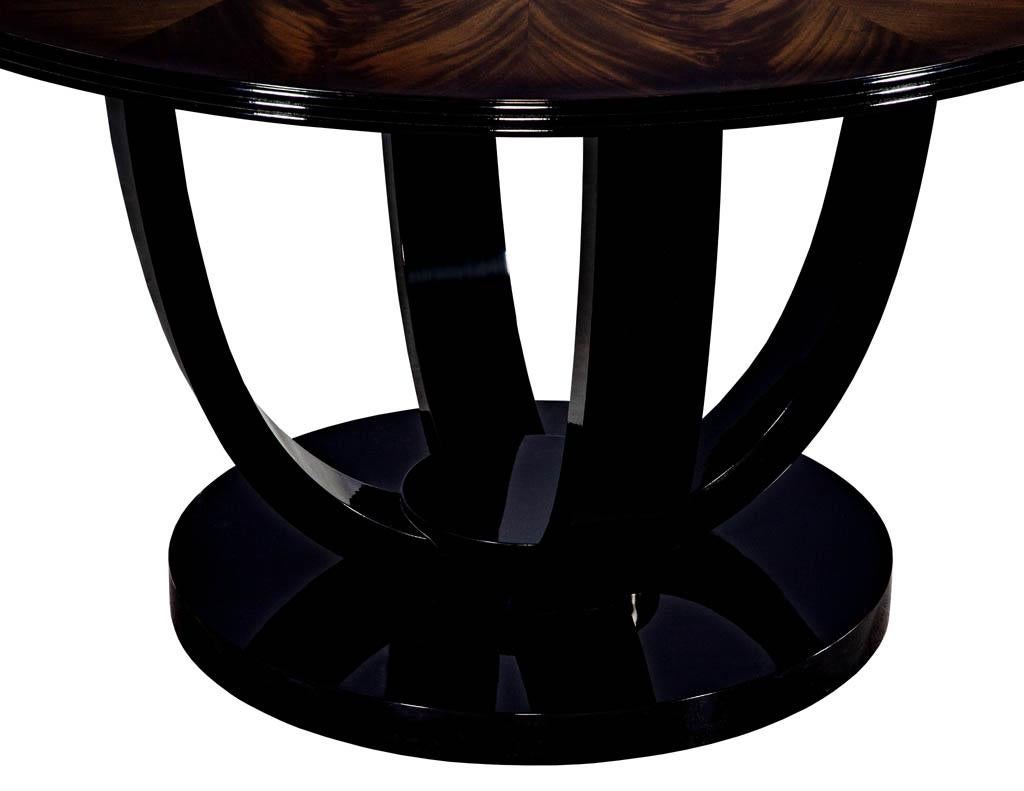 Canadian Art Deco Inspired Foyer Center Table by Carrocel