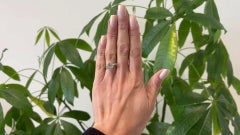 Art Deco Inspired GIA 2.52 Carat Round Brilliant Cut Diamond Platinum Ring